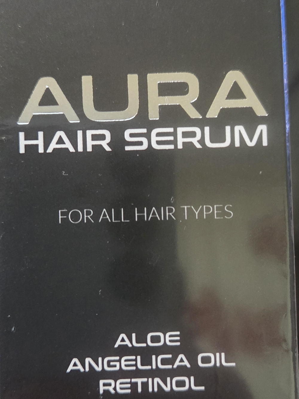 AURA Hair Serum Aloe - Black